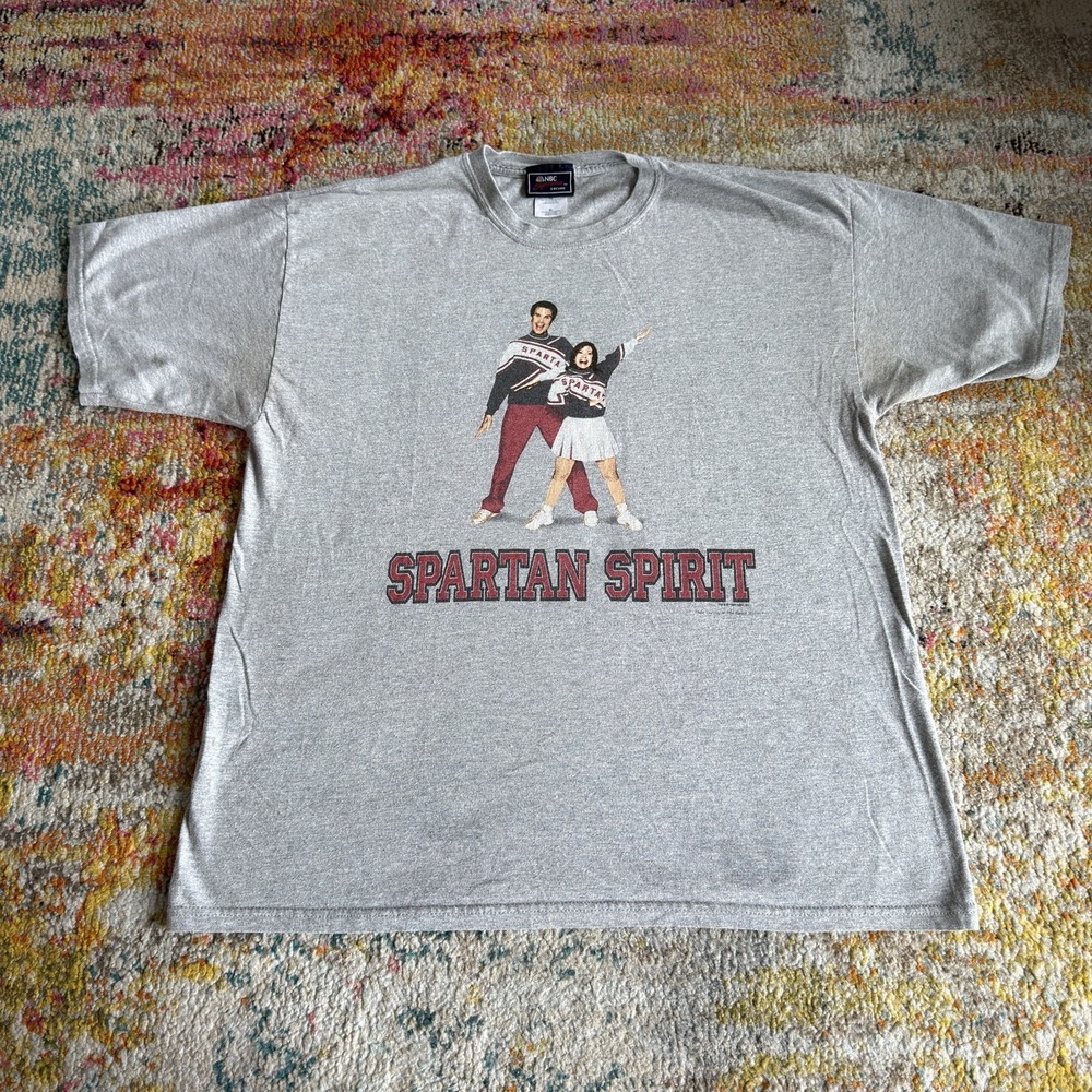 Vintage Saturday Night Live SNL Spartan Cheerleaders T-Shirt Mens XL